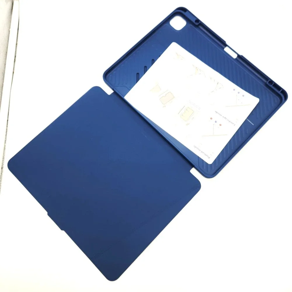 ESR iPad Pro 13 Case M5 M4 Blue Flip Stand Cover Pencil Holder Slim